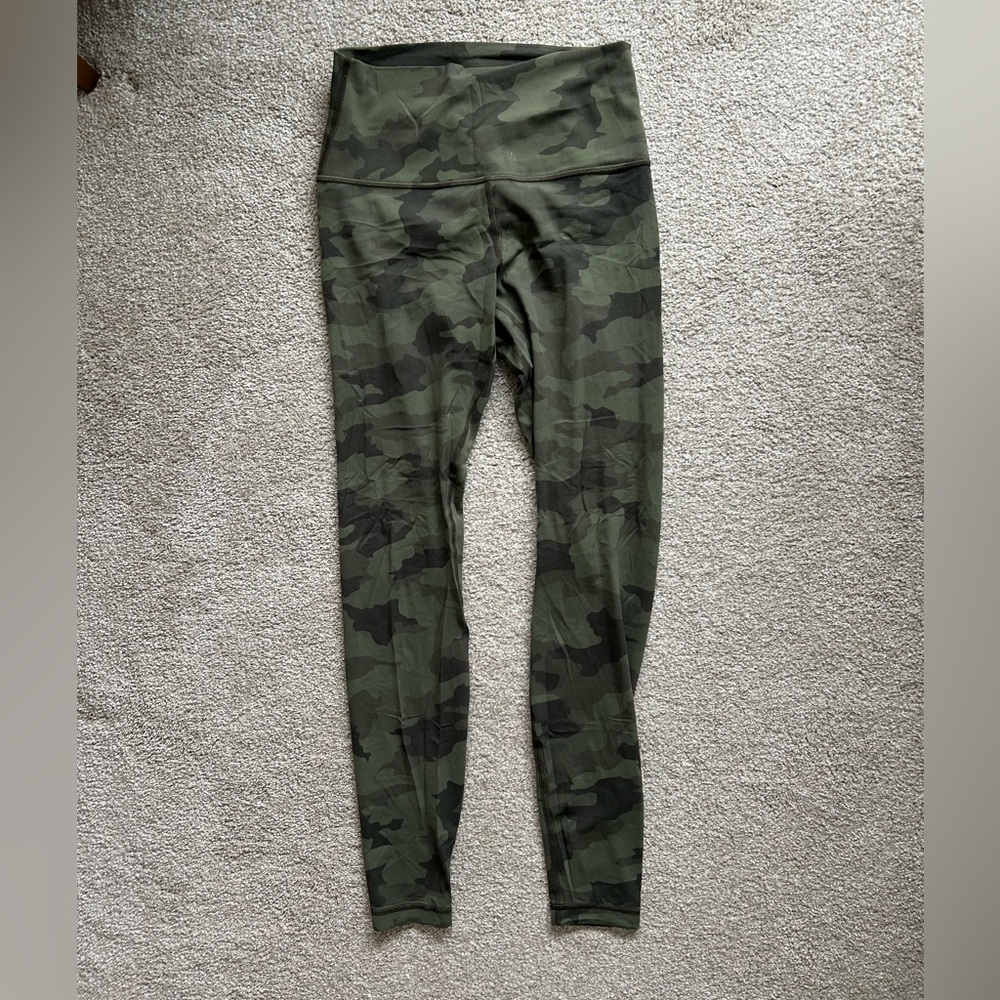 Lululemon Align 28” Pant in Camo Green